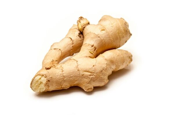 Ginger root, a natural aphrodisiac, is a component of gels to enlarge the penis. 