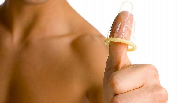 condom on finger and penis enlargement of a teenager